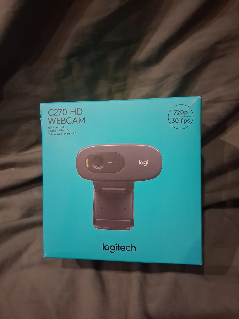 Logitech C270 HD Webcam - Black